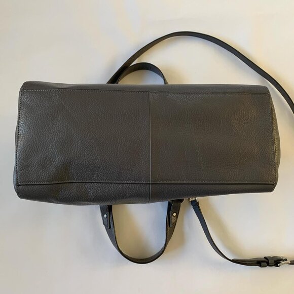 Cole Haan gray leather satchel - Picture 4 of 8